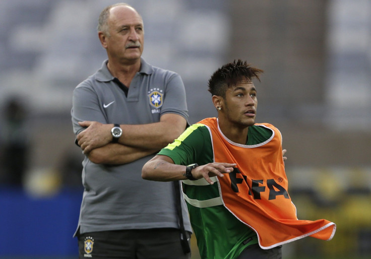 Neymar & Luiz Felipe Scolari
