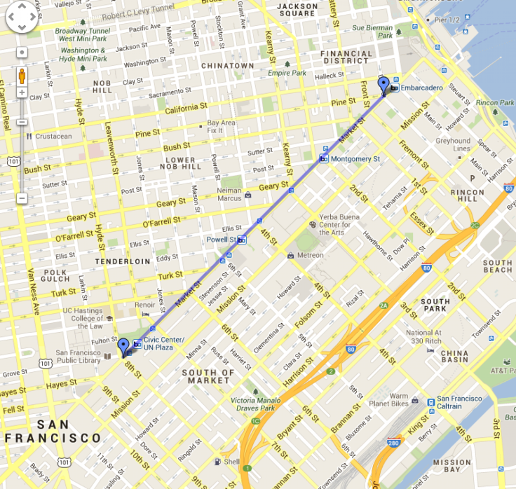 Pride Parade 2013: San Francisco Route Map