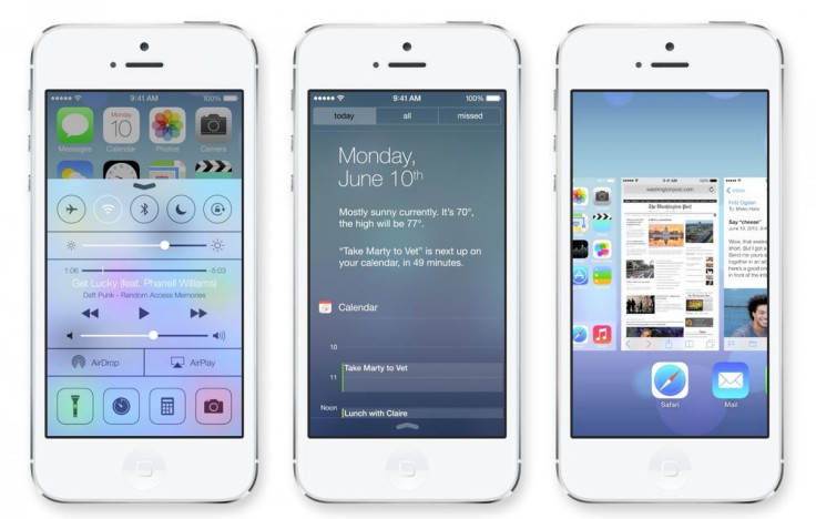 iOS 7 features