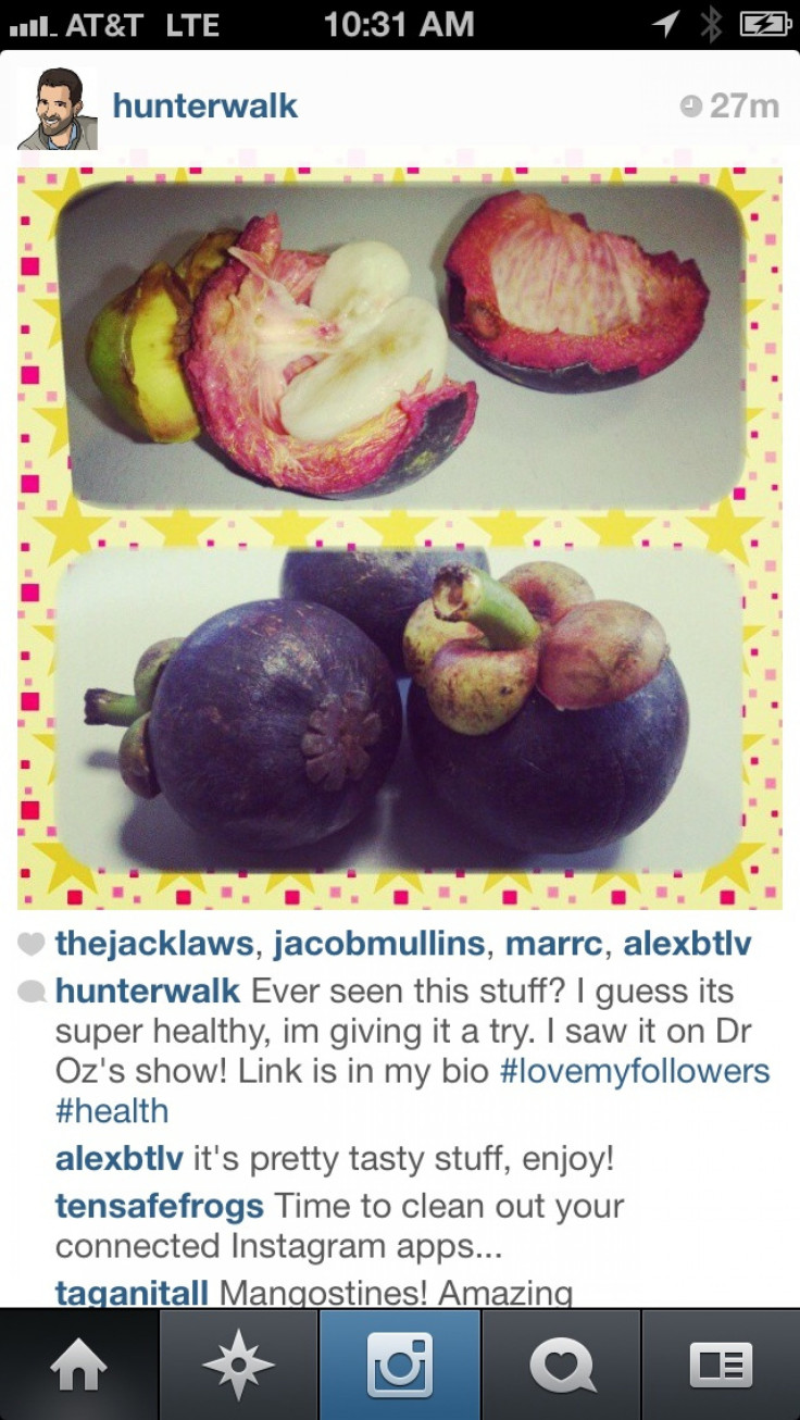 Instagram fruit spam