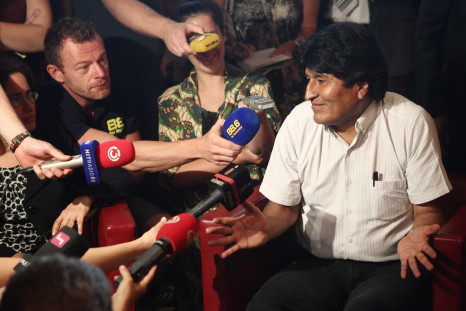 Evo Morales in Vienna airport