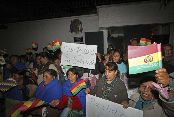 Bolivian protesters