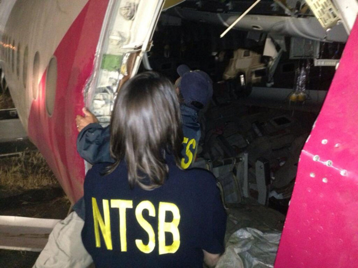 NTSB chief checks Asiana wreckage 