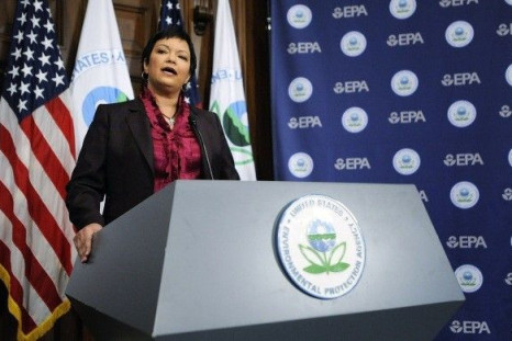 US Environmental Protection Agency Director Lisa Jackson at the EPA in Washington, December 7, 2009 