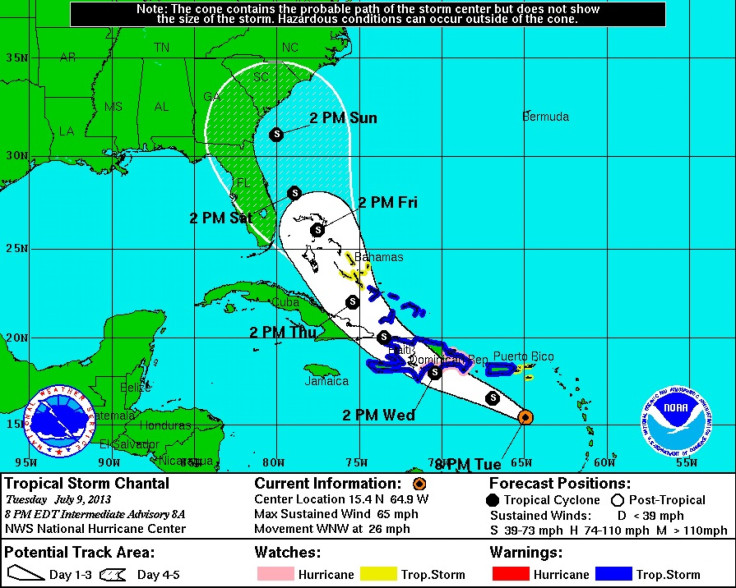 Tropical Storm Chantal 2013