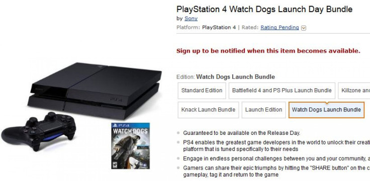 PS4 Amazon Sold Out 5