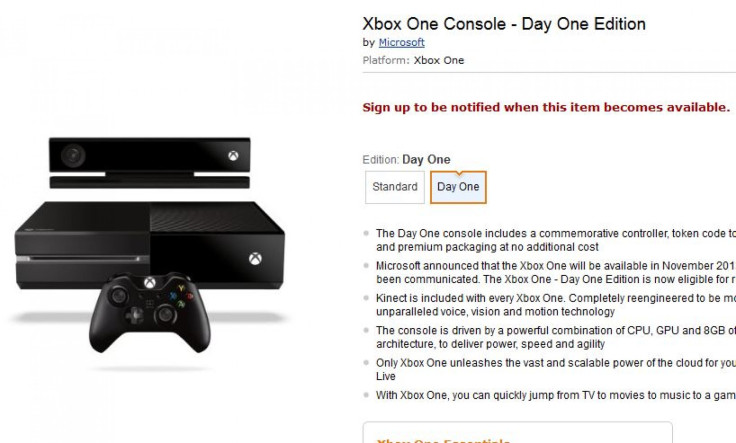 Xbox Sold Out Amazon