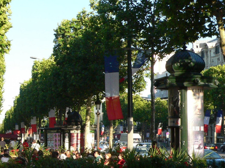 Champs-Elysees On Bastille Day