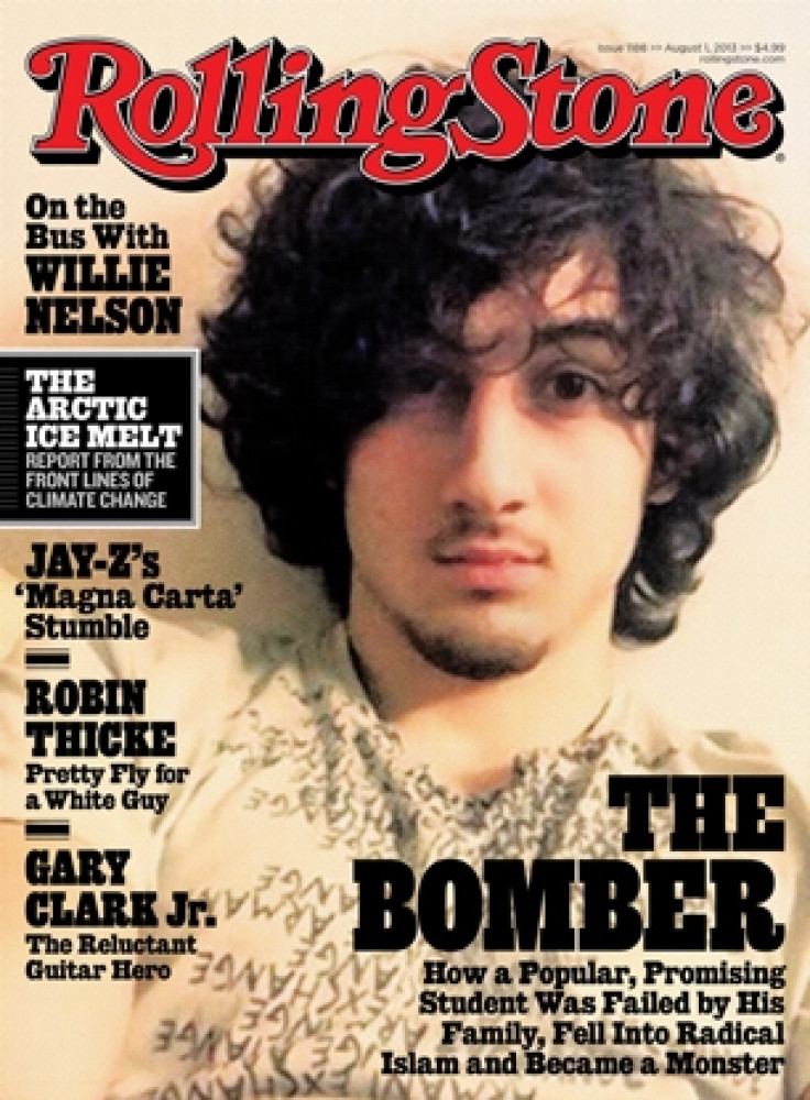 Rolling Stone Cover Featuring Dzhokhar Tsarnaev