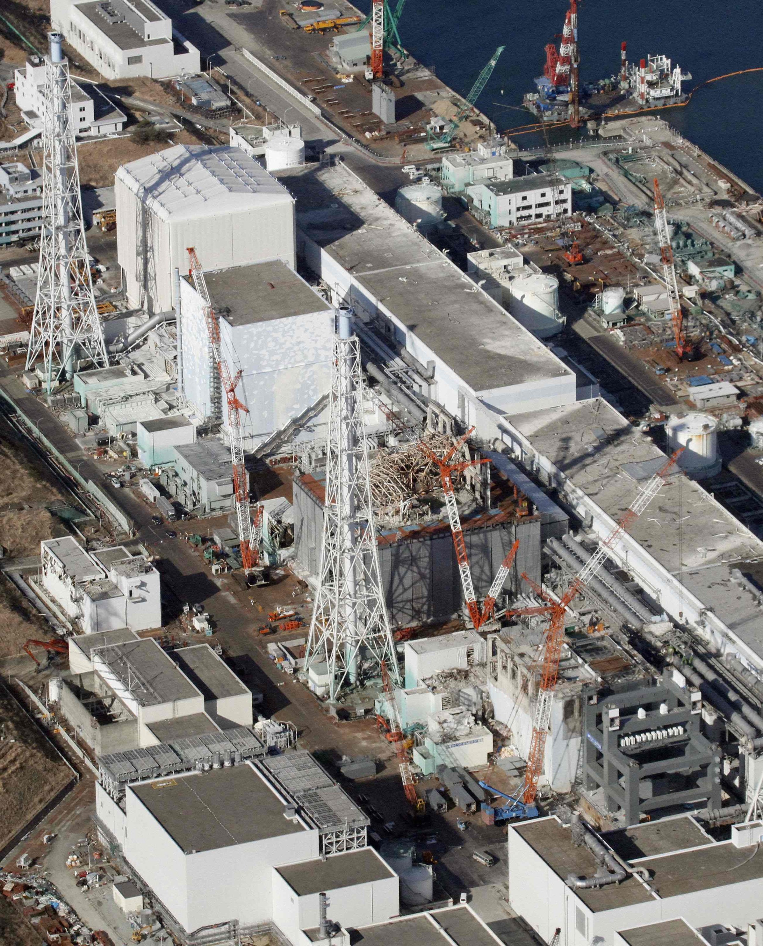 Plumes Of Steam Rising From Japan's Damaged Fukushima Nuclear Power ...