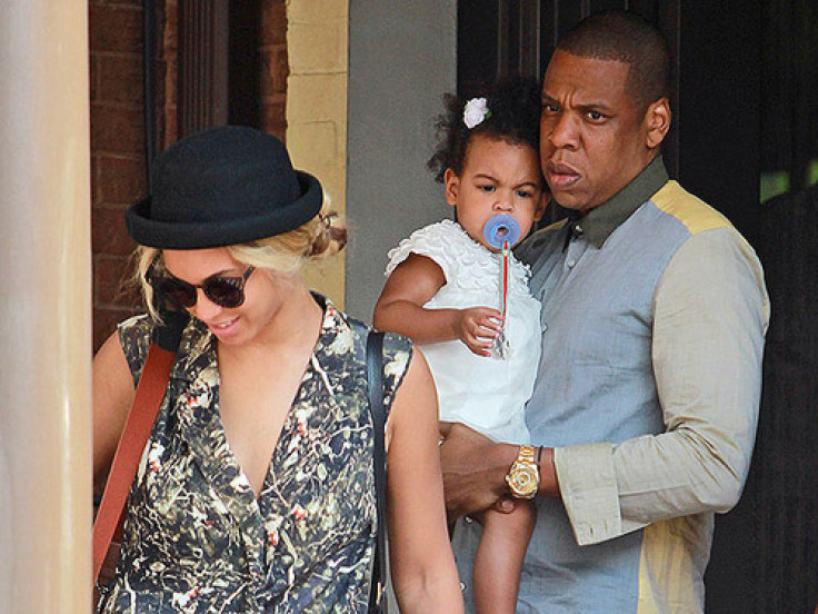 Blue Ivy, Jay-Z And Beyoncé