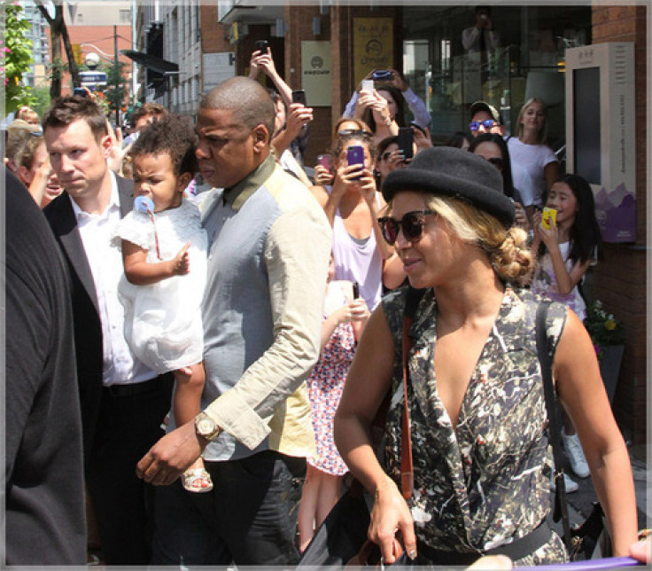 Blue Ivy, Jay-Z And Beyoncé