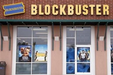 A Blockbuster movie rental store is seen in Golden