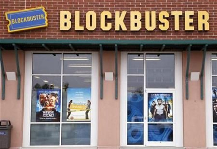 A Blockbuster movie rental store is seen in Golden