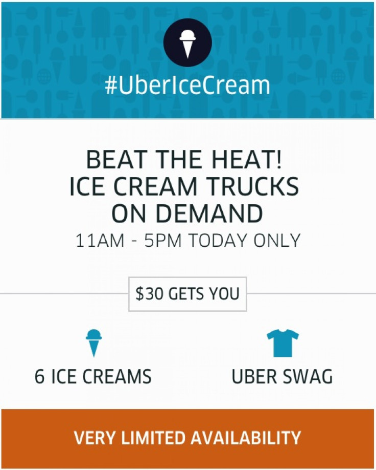 Uber Ice Cream Truck