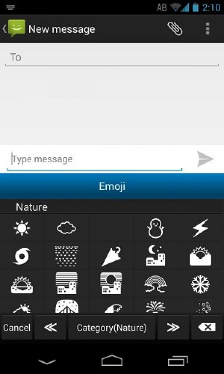 Android 4.3 Emoji