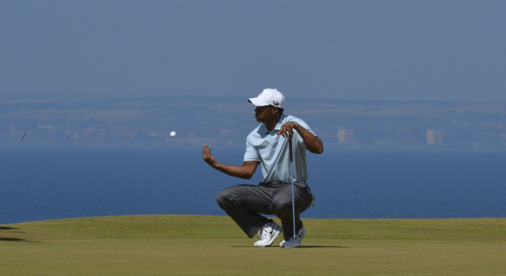 Tiger Woods 2013 British Open Second Round