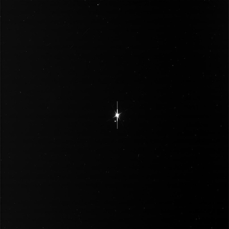 Earth and Moon From Saturn