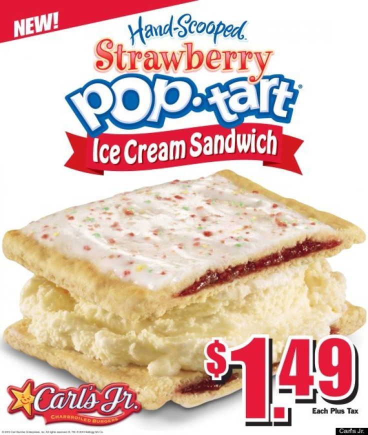 Strawberry Pop-Tart Ice Cream Sandwich