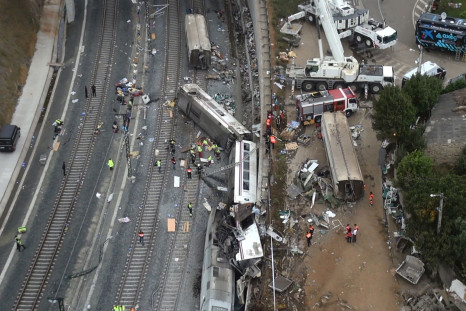 Train accident in Spain