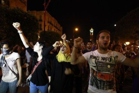 In Tunisia, People Protest