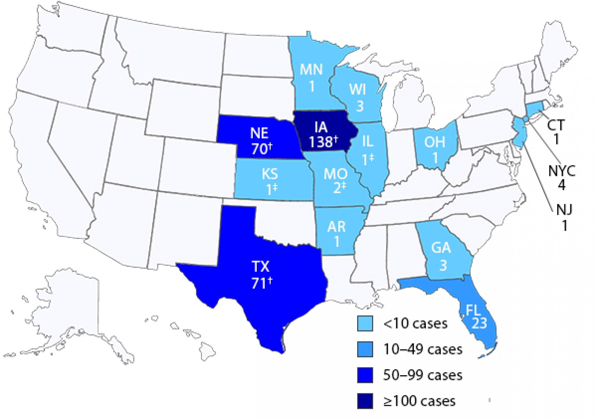 Cyclospora Outbreak CDC Reports Over 321 People In US Infected With