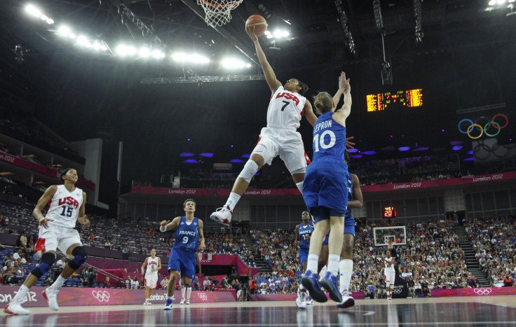 Maya Moore Dunking