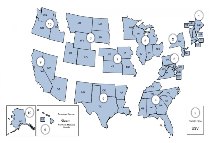 CMS-Regional Map