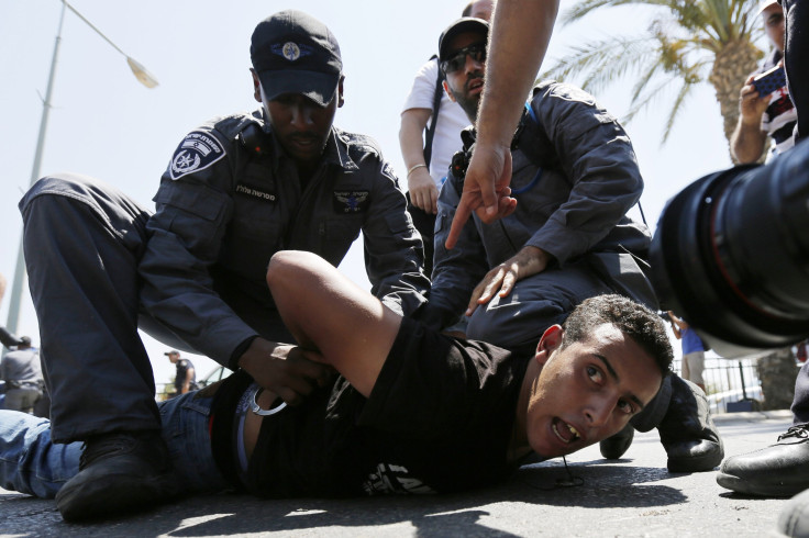 Bedouin protester