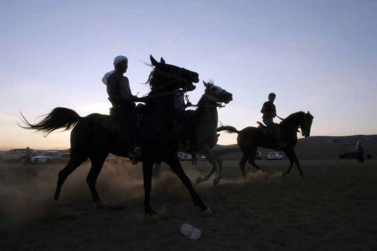 Bedouin horse race
