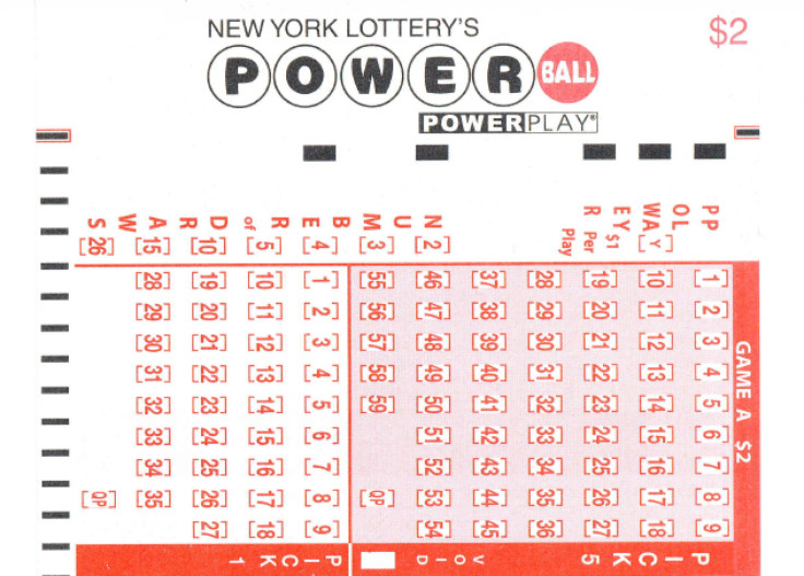 New York Lottery’s Powerball Ticket-Detail
