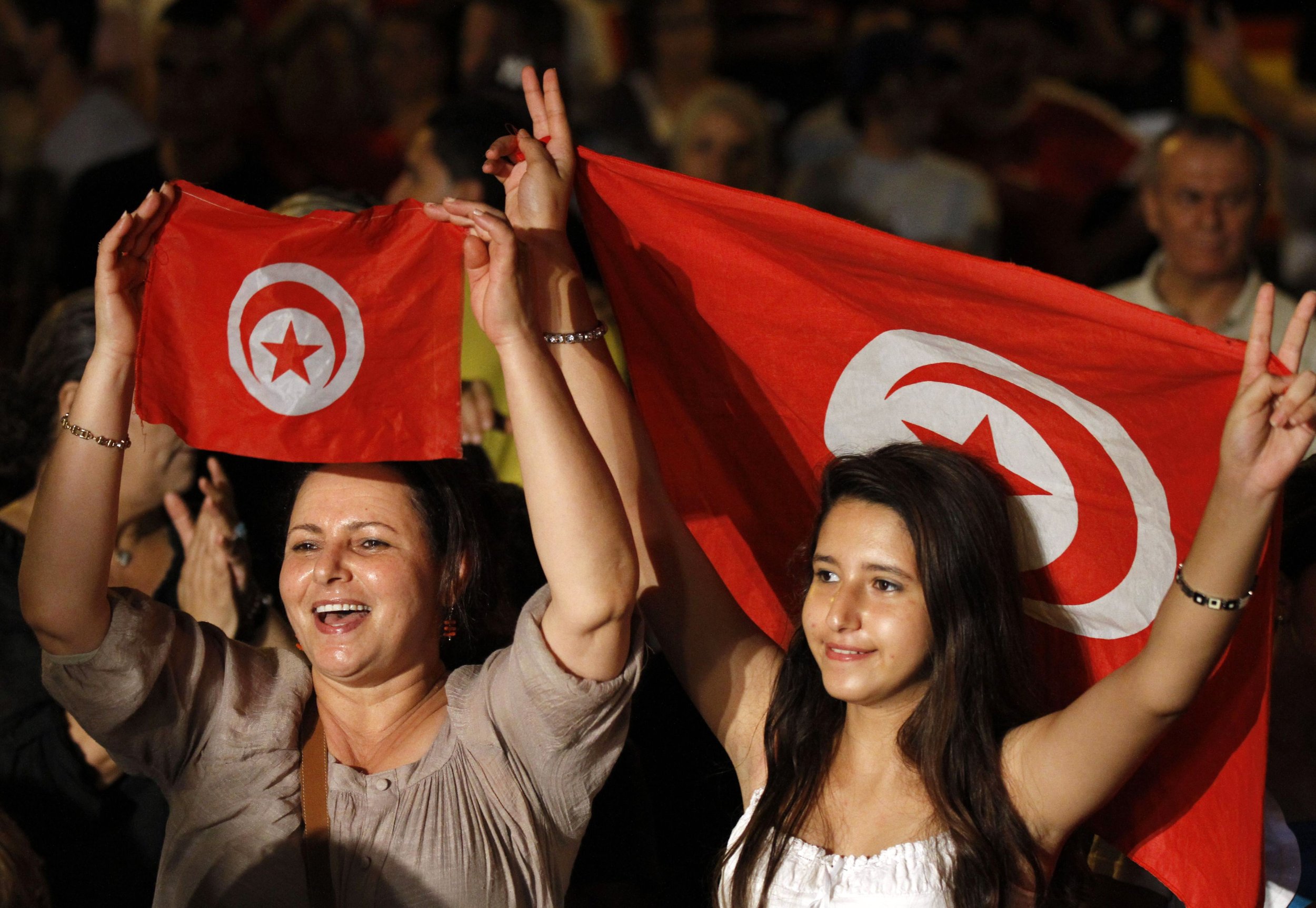 Tunisia anti-Islamist demonstration Aug. 3, 2013
