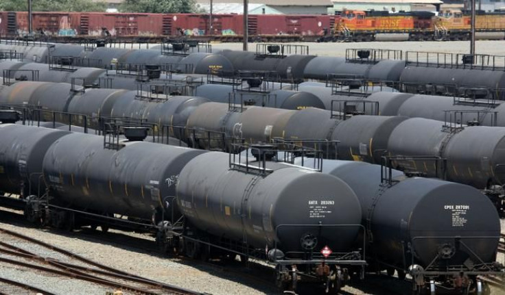 Oil Railcars Chevron Calif 2013 Getty Image