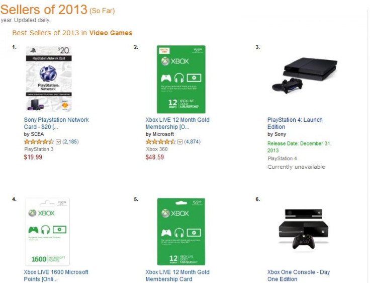 Amazon Xbox Live Gold