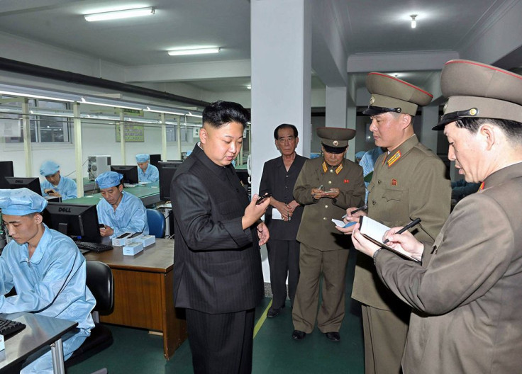 Kim Inspects North Korea Smartphone