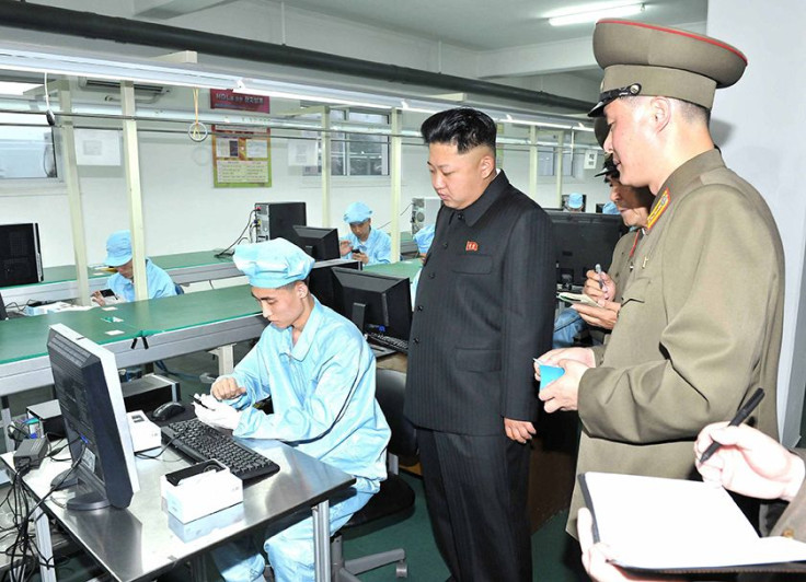 Kim Inspects North Korea Smartphone