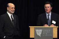 Lockhart Bernanke podium 2