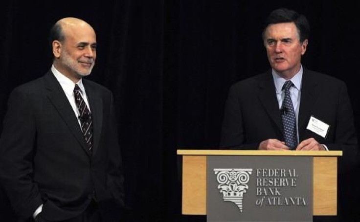 Lockhart Bernanke podium 2