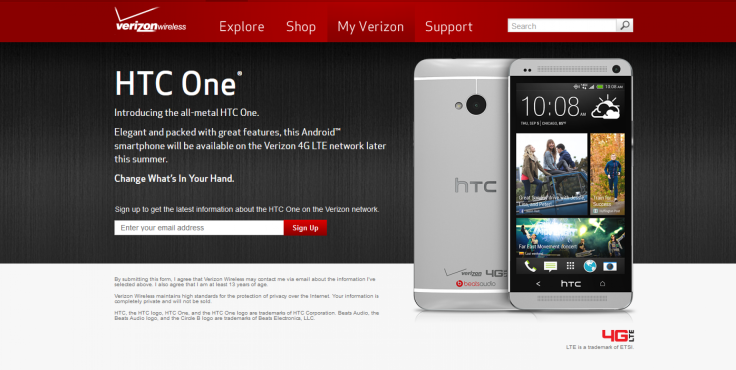 verizon htc one