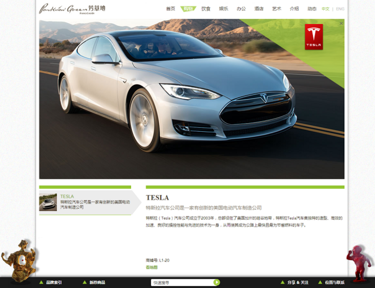 Tesla Motors China Site