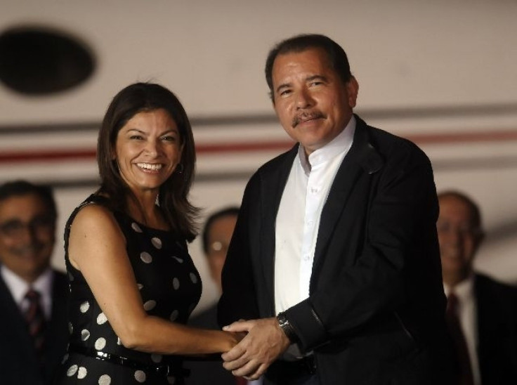 Daniel Ortega and Laura Chinchilla