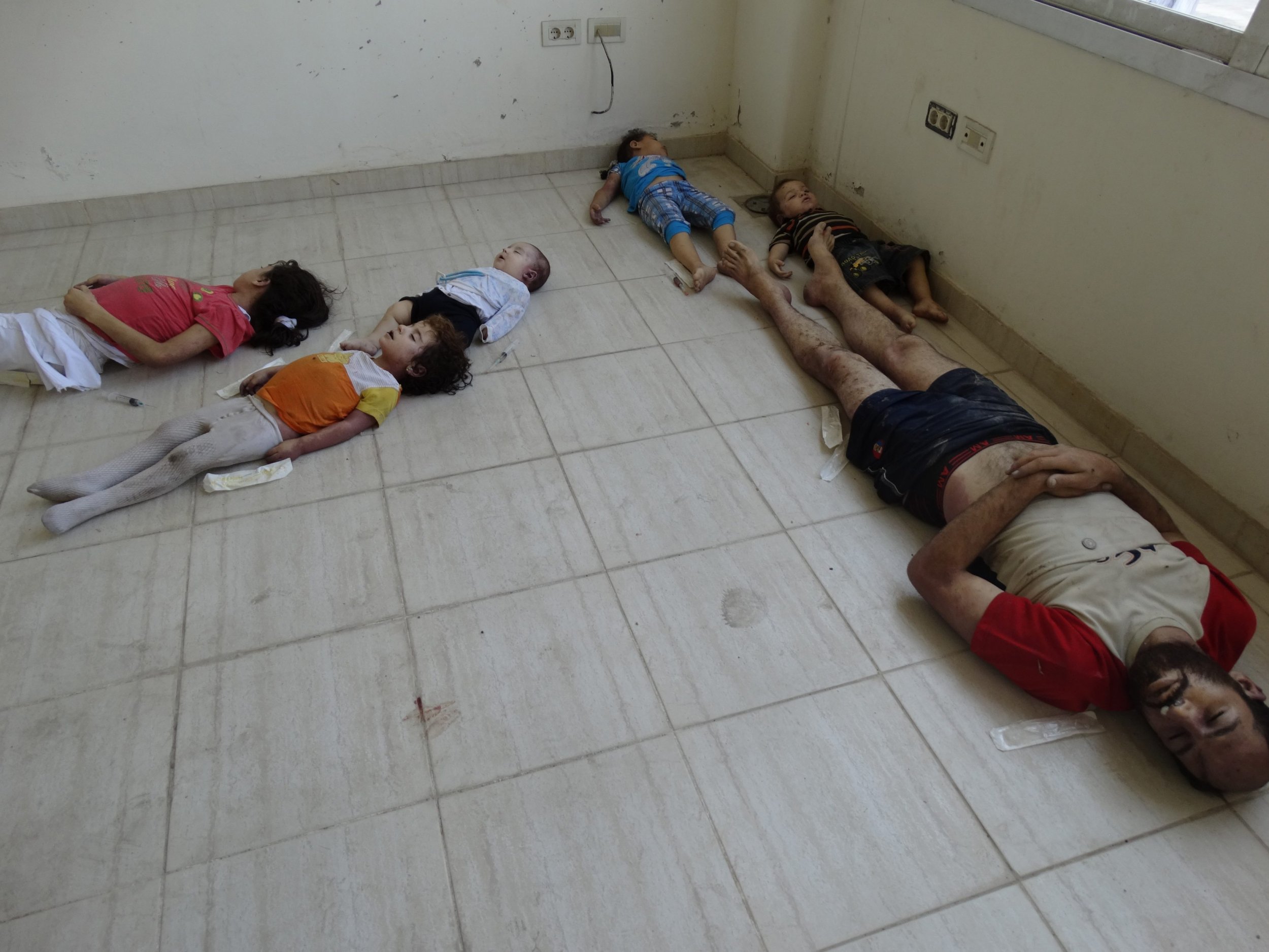 Syria casualties  gas children