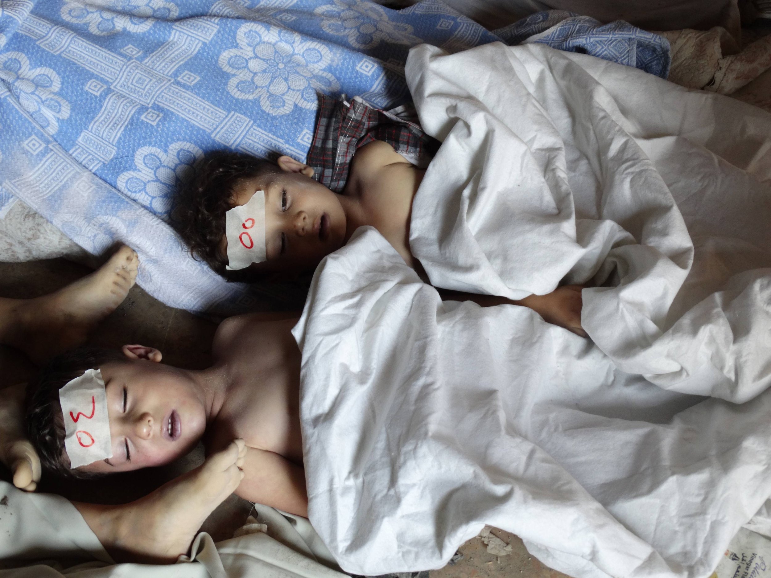Syria casualties children gas attack