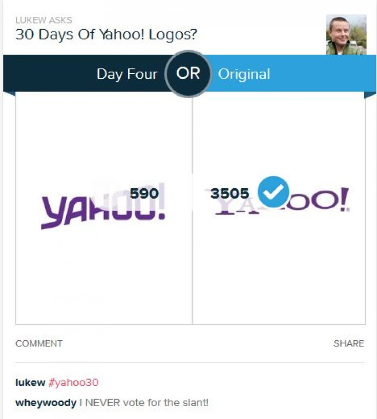 Yahoo Logo Day Four