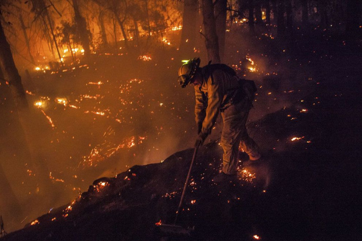 Rim Fire firefighter