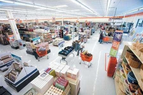 An interior of Big Lots store