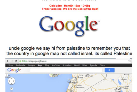 Google Palestine Hacked