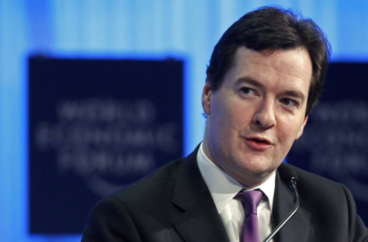 Britain's Finance Minister Osborne 