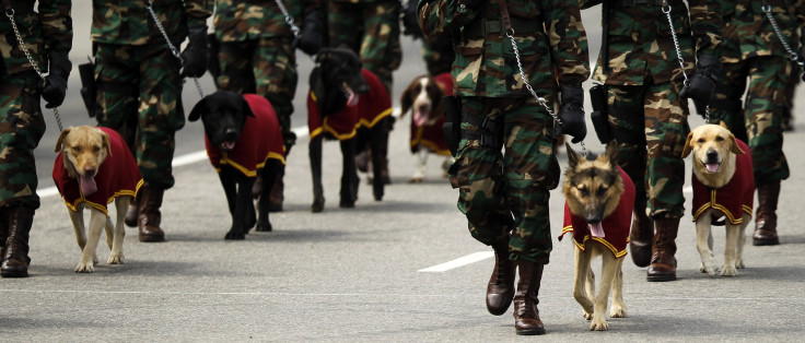 Police dogs in Sri Lanka