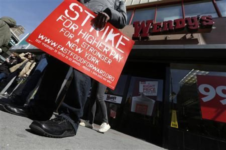 Fast Food Strike Wendys 28Aug2013